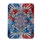 Flexibele fotomagneet met Franse kleuren Design Magneet (Verticaal)