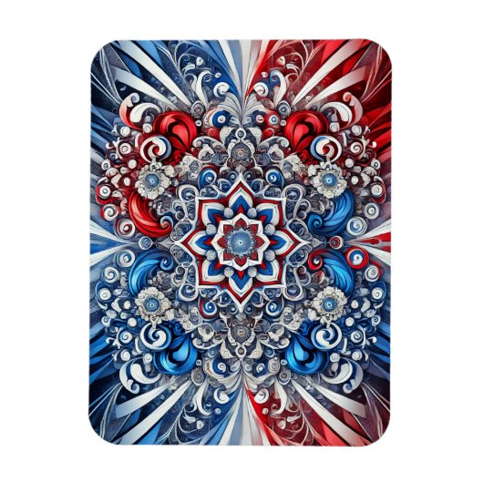 Flexibele fotomagneet met Franse kleuren Design Magneet (Verticaal)