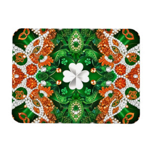 Flexibele fotomagneet met Ierland Kleuren Magneet