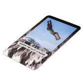 Flexibele fotomagneet met moderne aangepaste onder magneet (Linkerzijde)