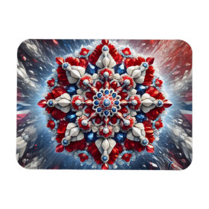 Flexibele fotomagneet met Noorse kleuren Magneet