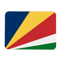 Flexibele fotomagneet met Seychellen kleuren