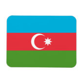 Flexibele fotomagneet met vlag van Azerbeidzjan Magneet (Horizontaal)