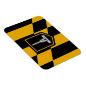 Flexibele fotomagneet met vlag van Baltimore Magneet (Rechterzijde)