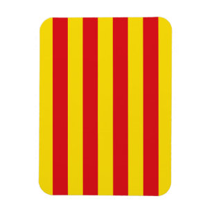 Flexibele fotomagneet met vlag van Catalonië Magneet