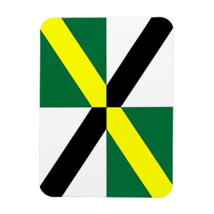 Flexibele fotomagneet met vlag van Monterey Magneet