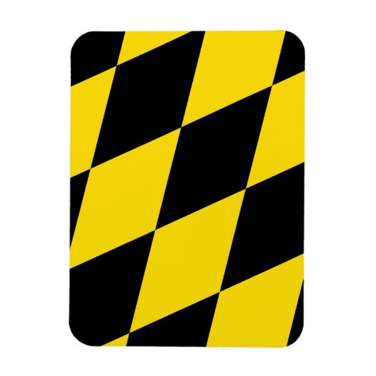 Flexibele fotomagneet met vlag van München Magneet (Verticaal)