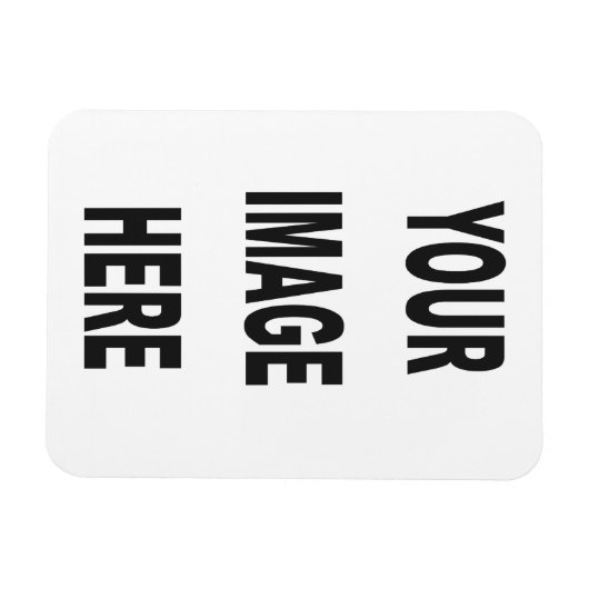 Flexibele fotomagneet van 7,6 x 10,2 cm magneet (Horizontaal)