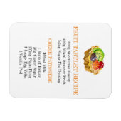 FLEXIBELE FRIDGE MAGNET VOOR VRUCHTENTARTLET RECIP MAGNEET (Horizontaal)