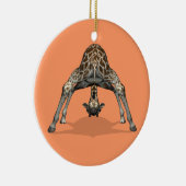 Flexibele Giraffe Keramisch Ornament (Rechts)