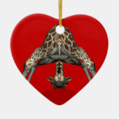 Flexibele Giraffe Keramisch Ornament (Voorkant)