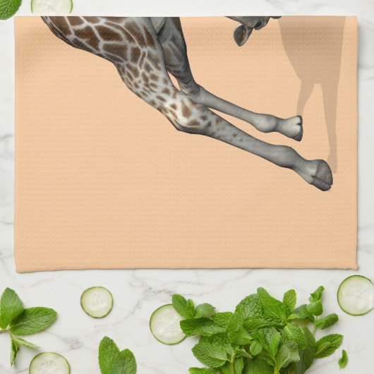Flexibele Giraffe Theedoek (Gevouwen)