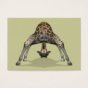 Flexibele Giraffe Visitekaartjes