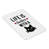 Flexibele magneet die zegt dat het leven beter is  (Rechterzijde)