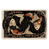 Flexibele magneet Vissen Hemelse Zodiac Art (Horizontaal)