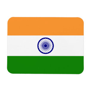 Flexibele patriottische magneet met vlag van India