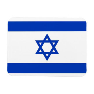 Flexibele patriottische magneet met vlag van Israë
