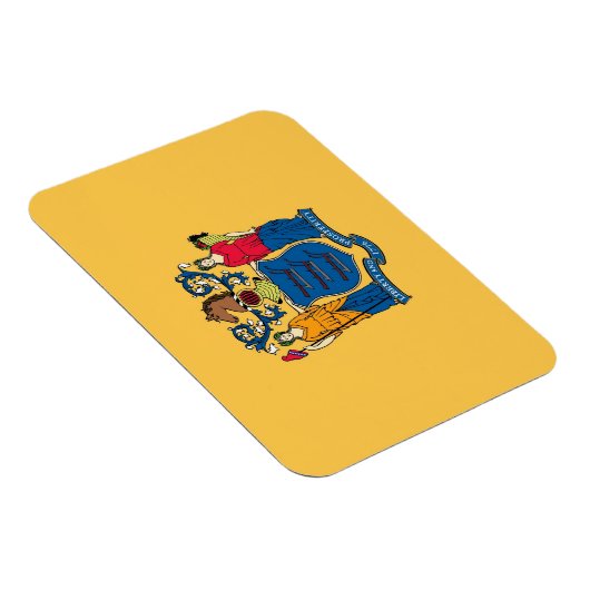Flexibele patriottische magneet met vlag van New J (Rechterzijde)