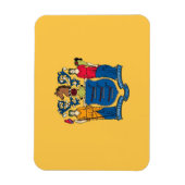 Flexibele patriottische magneet met vlag van New J (Verticaal)