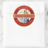  Flexibele Vrije Tekst Zelfgemaakt Voedseletiket Ronde Sticker (Tas)