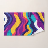Flexibilité de la peinture abstraite (Serviette à main)