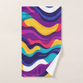 Flexibilité de la peinture abstraite (Serviette à main)