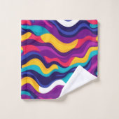 Flexibilité de la peinture abstraite (Gant de toilette)