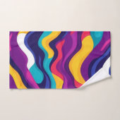 Flexibilité de la peinture abstraite (Serviette à main)