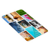 Flexible 10 Photo Fridge Magnet Modèle Collage blanc (Côté Droit)