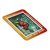 Flexible 12 step acceptance magnet 26 butterflies (Côté Droit)