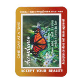 Flexible 12 step acceptance magnet 26 butterflies (Vertical)