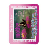 Flexible 12 step motives magnet 26 butterflies (Vertical)