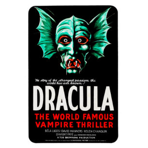 Flexible 1931 Dracula Poster Magnet