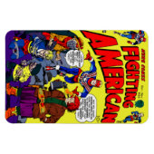 Flexible 1950's Fighting American Magnet (Horizontal)