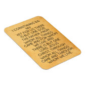 Flexible 1 Corinthiens 8:6 Bible Verse Magnet (Côté Droit)