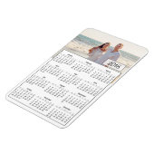 Flexible 2018 Calendrier Personnalisé Couple Photo Magnet (Côté Gauche)