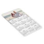 Flexible 2018 Calendrier Personnalisé Couple Photo Magnet (Côté Droit)