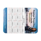Flexible 2025 Realtor Calendar Refrigerator Magnet (Horizontal)