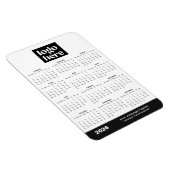 Flexible 2026 Business Logo Magnet Calendar (Côté Droit)