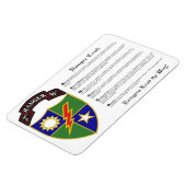 Flexible 2e Bataillon - 75e Ranger Regiment Magnet 4x6 (Côté Gauche)