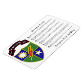 Flexible 3e Bataillon - 75e Régiment de Rangers Magnet 4x6 (Côté Gauche)