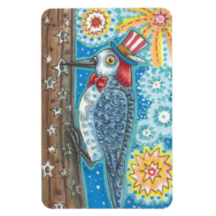 Flexible 4 juillet MAGNET PATRIOTIQUE EN BOIS