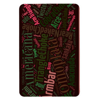 Flexible 4x6 Soumissions Word Cloud Magnet