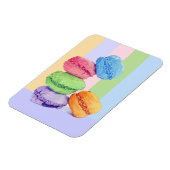 Flexible 5 Macarons rayures Flexi Magnet (Côté Gauche)