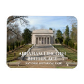 Flexible Abraham Lincoln Birthplace Memorial Magnet (Horizontal)