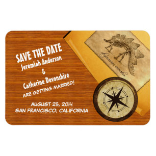 Flexible Adventure Wedding Save the Date Magnet