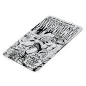 Flexible 'Adventures into the Unknown' Lite Grey Magnet (Côté Gauche)