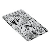 Flexible 'Adventures into the Unknown' Lite Grey Magnet (Côté Droit)