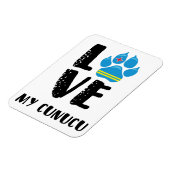 Flexible AIMER MON CUNUCU (lettres noires) - Magnet (Côté Gauche)