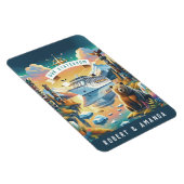 Flexible Alaska Cruise Ship Stateroom Magnet (Côté Droit)